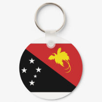 Papua New Guinea National Flag keychains by All_Flags Papua New Guinea National Flag keychains
