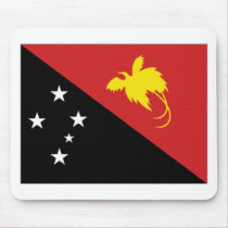 Papua New Guinea National Flag mousepads