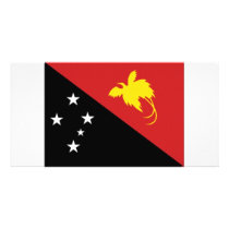 Papua New Guinea National Flag photo cards by All_Flags Papua New Guinea National Flag photo cards