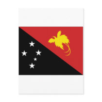 Papua New Guinea National Flag postcards