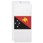 Papua New Guinea National Flag Custom Rack Cards