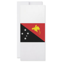 Papua New Guinea National Flag rack cards by All_Flags Papua New Guinea National Flag rack cards