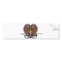 Papua New Guinea Official Coat Of Arms Heraldry bumper stickers