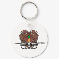 Papua New Guinea Official Coat Of Arms Heraldry keychains