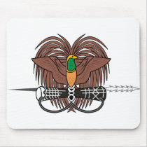 Papua New Guinea Official Coat Of Arms Heraldry Mouse Pad
