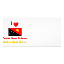 Papua New Guinea Photo Card Template