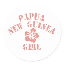 Papua New Guinea Pink Girl stickers by repofcountries Papua New Guinea Pink Girl stickers