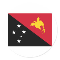 Papua New Guinea Sticker by worldtees Papua New Guinea Sticker
