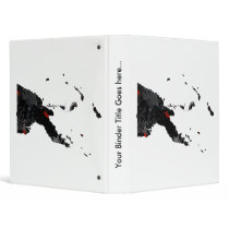 Papua New Guinea Trendy Peace Sign with Guinean ma Vinyl Binders