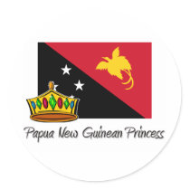 Papua New Guinean Princess stickers by flagshirt Papua New Guinean Princess stickers