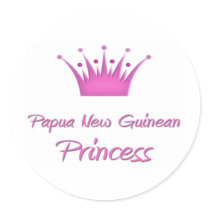 Papua New Guinean Princess stickers by flagshirt Papua New Guinean Princess stickers