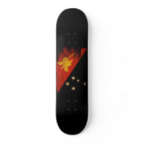 Papua New Guineatex3-paint styletex3-paint Skateboard Deck