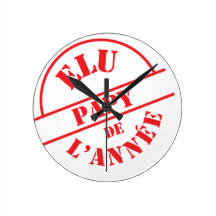 Papy ! round wall clock