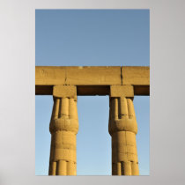 Papyrus Columns, Luxor Temple, Egypt Posters