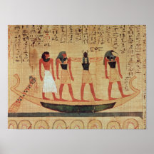 Papyrus depicting a man poster