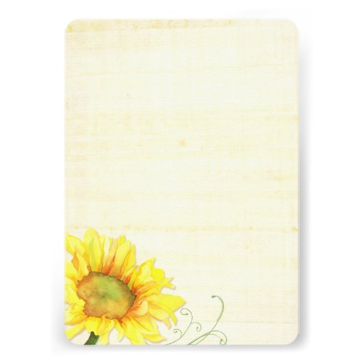 Papyrus Sunflowers 70th Birthday Party Invitations