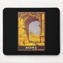 Par le train de luxe Rome Express Mouse Pad