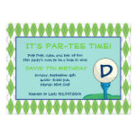 Par-Tee Time Boy Announcements