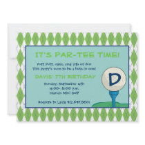 Par-Tee Time Boy Announcements