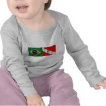 Pará & Brazil Waving Flags Tshirts