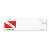 Pará Flag Gem bumper stickers by Vexillophile Pará Flag Gem bumper stickers
