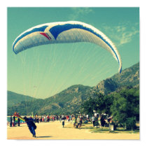 Para Glider Landing posters