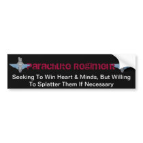 PARA-hearts and minds Bumper Sticker