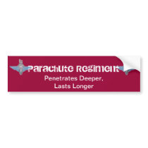 PARA-LAPEL, PARA-LAPEL, Penetrates Deeper, Last... Bumper Stickers