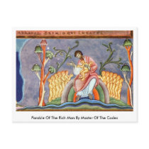 Parable Of The Rich Man By Master Of The Codex Post Card