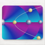 Parabolic orbits dimension mouse pad
