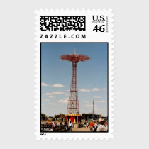 Parachute Jump (Coney Island, NY) postage stamps