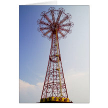 Parachute Jump - Coney Island, NYC card