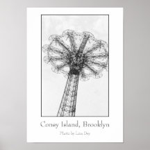 Parachute Jump Tower Poster
