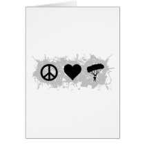 Parachuting Greeting Cards