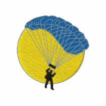 Parachuting embroidered shirts by ZazzleEmbroidery Parachuting embroidered shirts