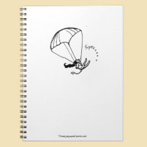 Parachuting Jaguar Artist Notebook! notebooks