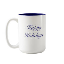 Parachuting Santa mugs