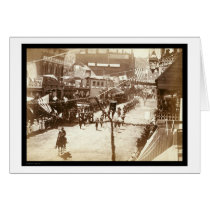 Parade Celebrating Deadwood Railroad SD 1888 cards
