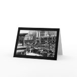 Parade of Soldiers on Broadway in NY 1917 Greeting Card