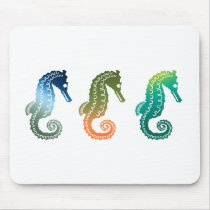 Parade of Tropical Seahorses Mousepad