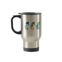Parade of Tropical Seahorses Coffee Mugs