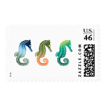 Parade of Tropical Seahorses Postage Stamp