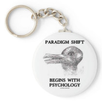 Paradigm Shift Begins With Psychology Key Chains