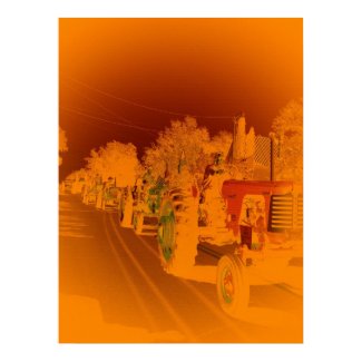 Parading Tractors print