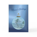 Paradise Beach Season's Greetings Card by Firecrackinmama Paradise Beach Season's Greetings Card