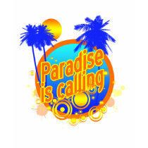 Paradise Blue t-shirts