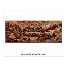Paradise By Jacopo Tintoretto Post Card