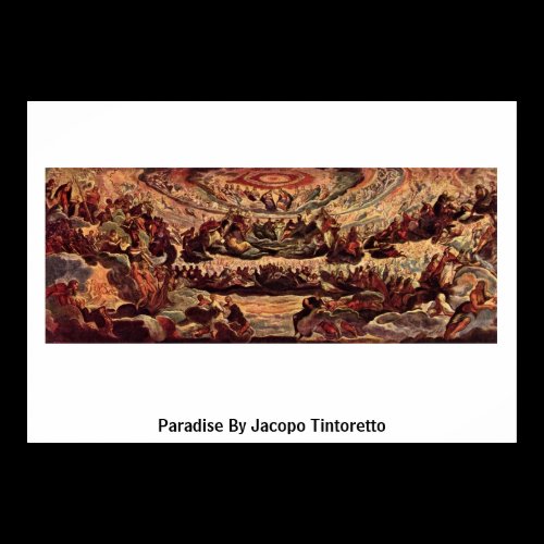 Paradise By Jacopo Tintoretto Print