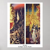 Paradise By Rogier Van Der Weyden Poster