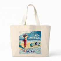 Paradise-Caye tote bags by ormsbyeditions Paradise-Caye tote bags
